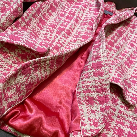 Ann Taylor Pink & White Plaid Jacket - Picture 9 of 9